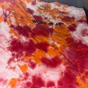 Chemistry Red and Orange Short Sleeve Tee